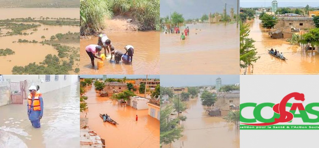 COMMUNIQUE DE LA COSAS SUR LES INONDATIONS DANS CERTAINES REGIONS DU SENEGAL
